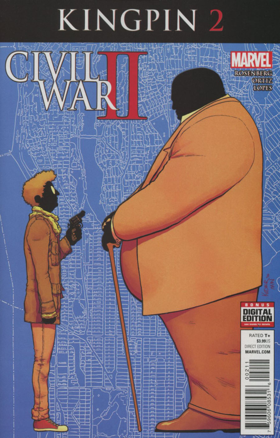 Civil War II Kingpin #2 Cover A Regular Aaron Kuder Cover