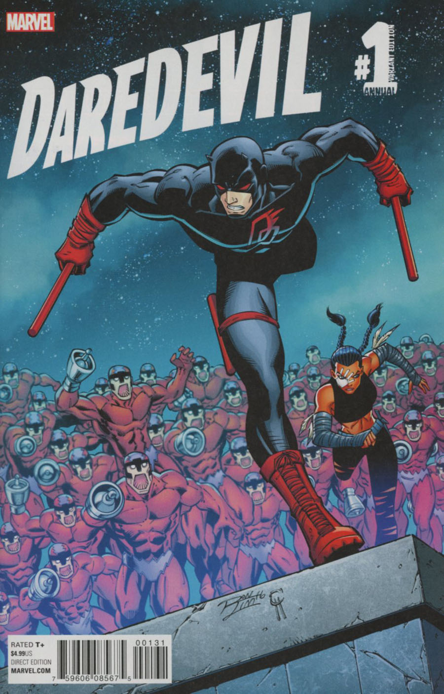 Daredevil Vol 5 Annual 2016 #1 Cover C Variant Ron Lim Cover