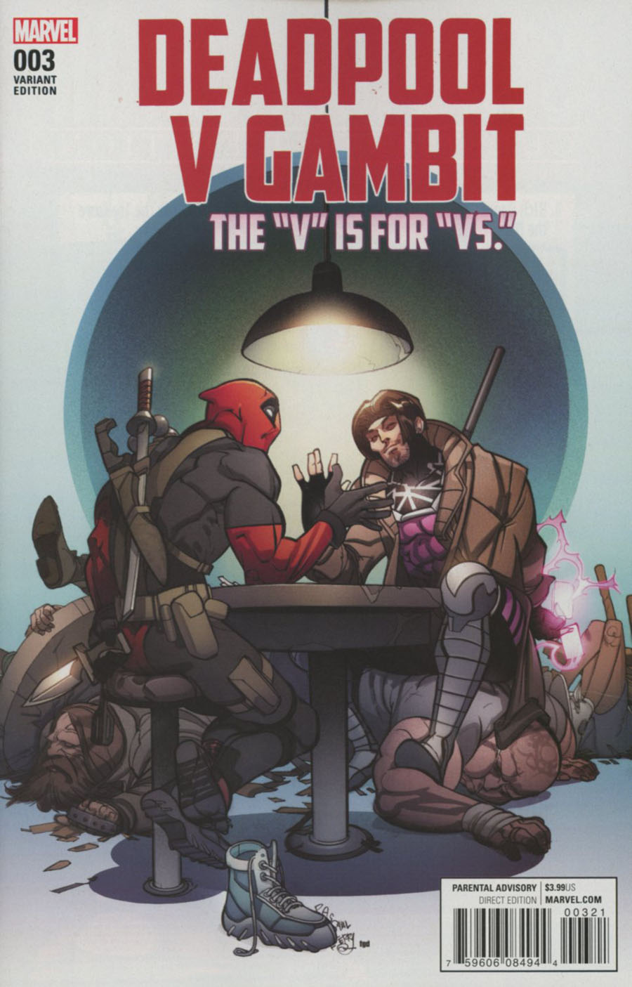 Deadpool v Gambit #3 Cover B Variant Cover