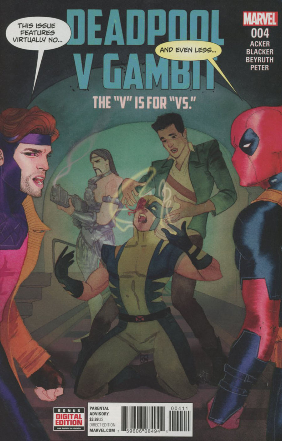 Deadpool v Gambit #4 Cover A Regular Kevin P Wada Cover