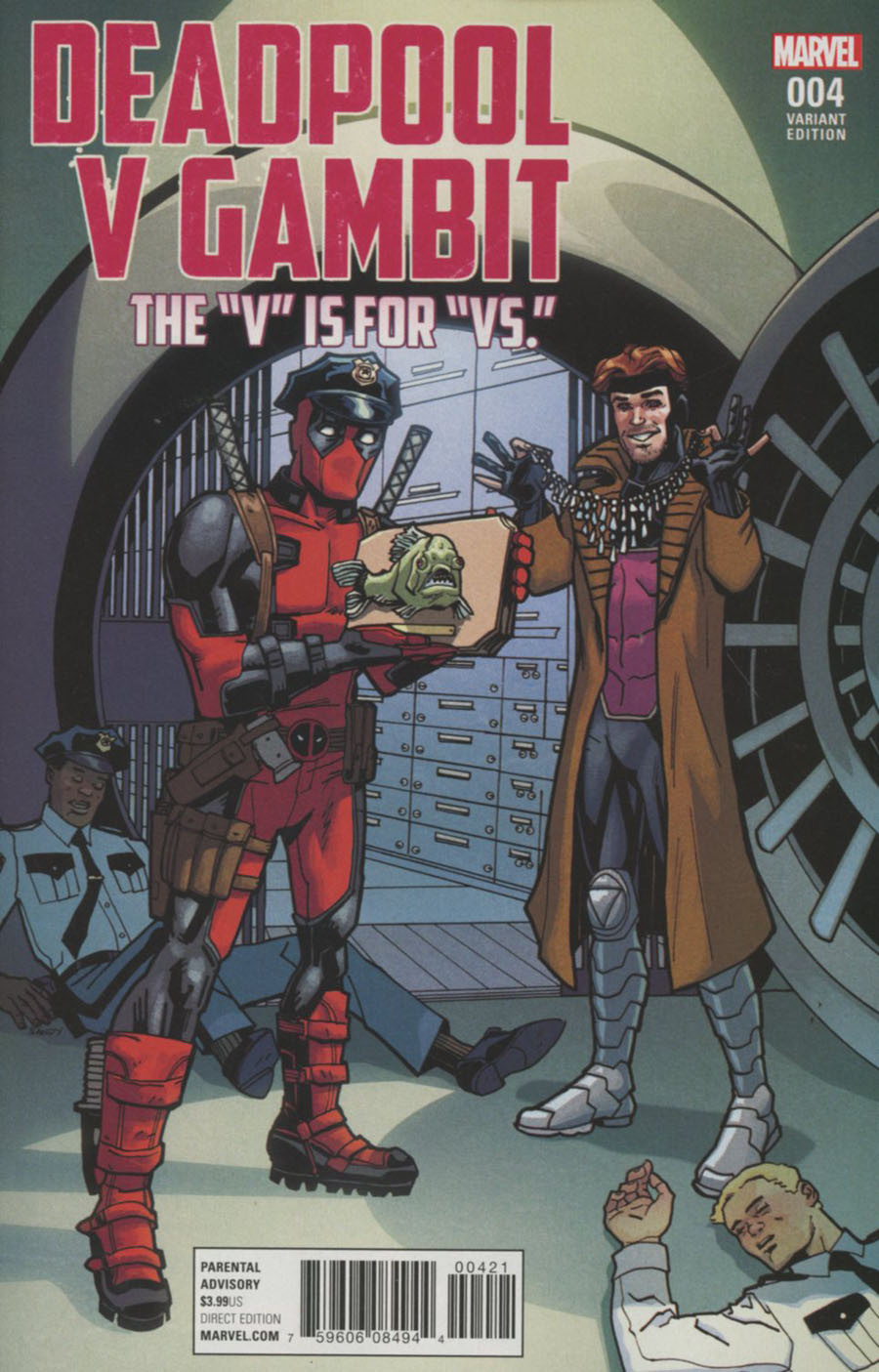 Deadpool v Gambit #4 Cover B Variant Cover