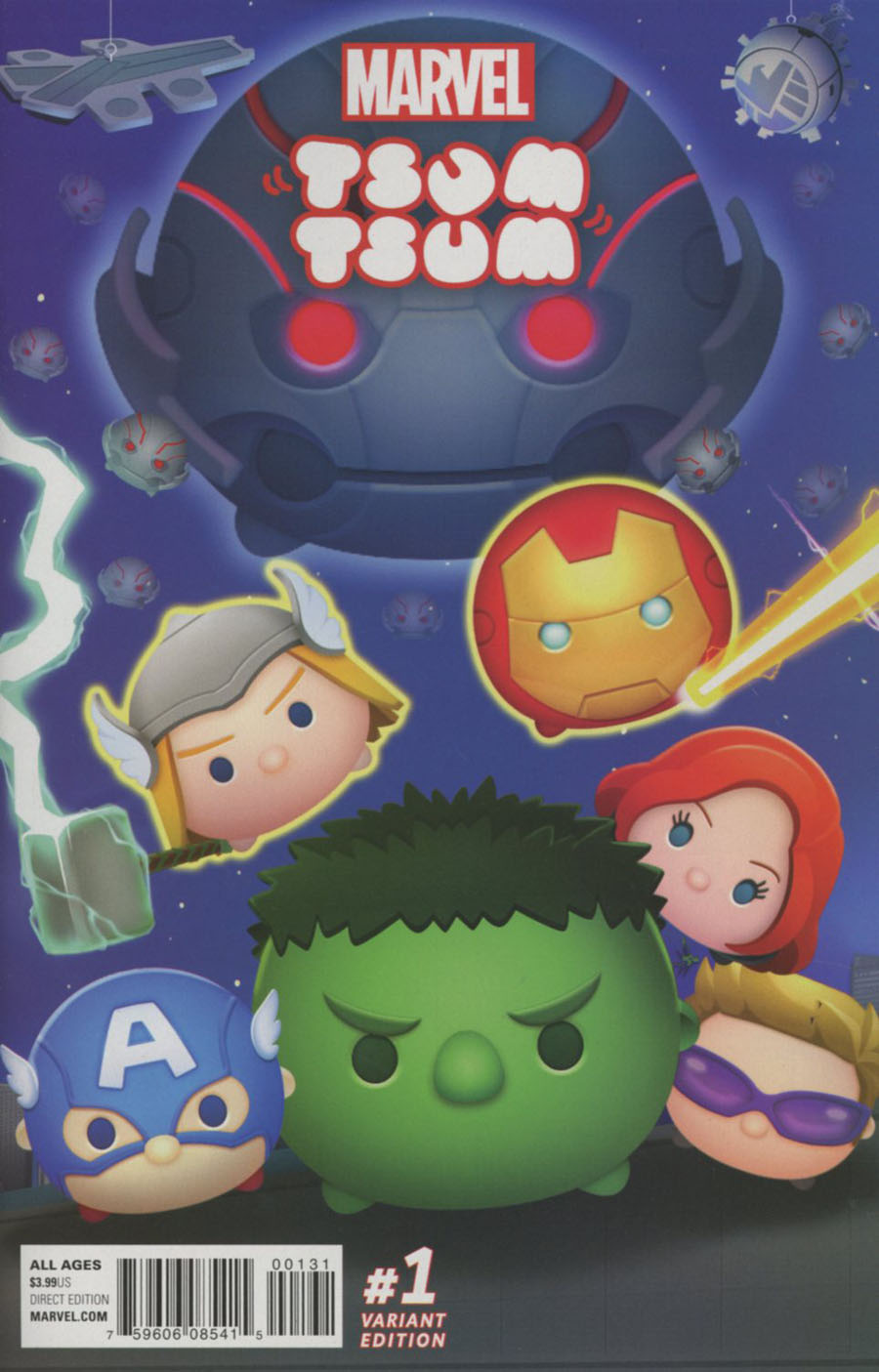 Marvel Tsum Tsum #1 Cover B Variant Marvel Tsum Tsum 1 Classified Connecting A Cover