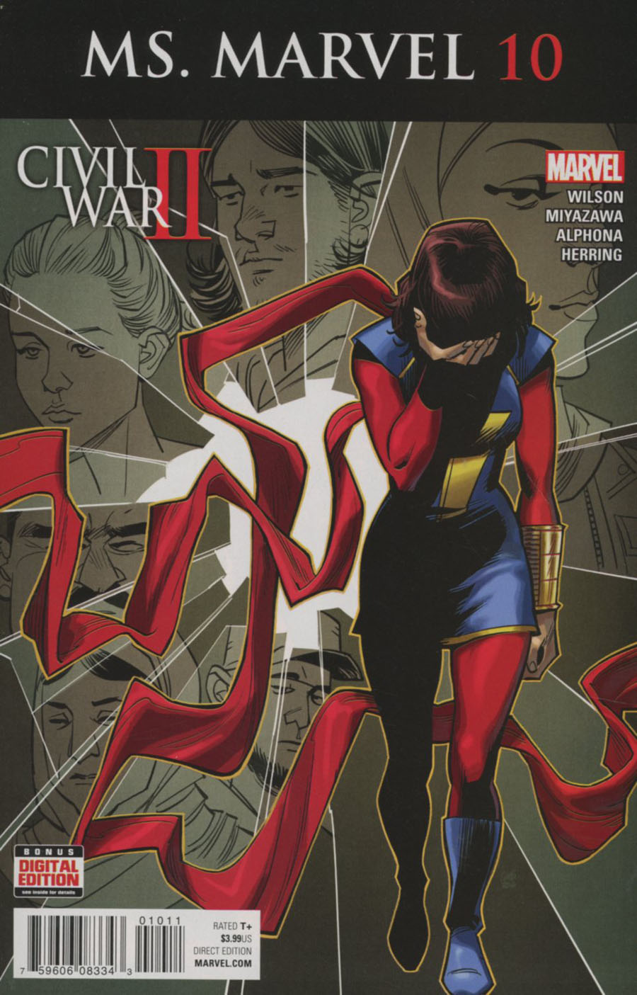Ms Marvel Vol 4 #10 Cover A Regular Cameron Stewart Cover (Civil War II Tie-In)