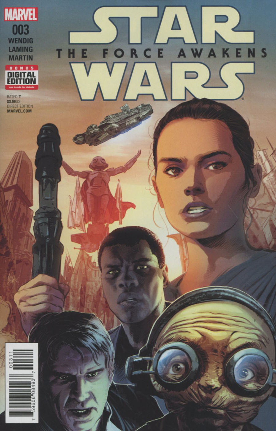 Star Wars Episode VII The Force Awakens Adaptation #3 Cover A Regular Mike Deodato Jr Cover