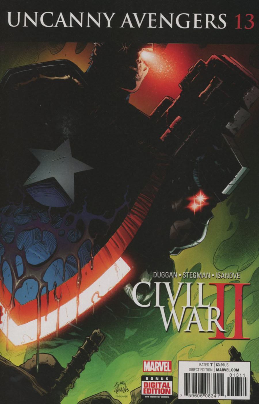 Uncanny Avengers Vol 3 #13 Cover A Regular Ryan Stegman Cover (Civil War II Tie-In)
