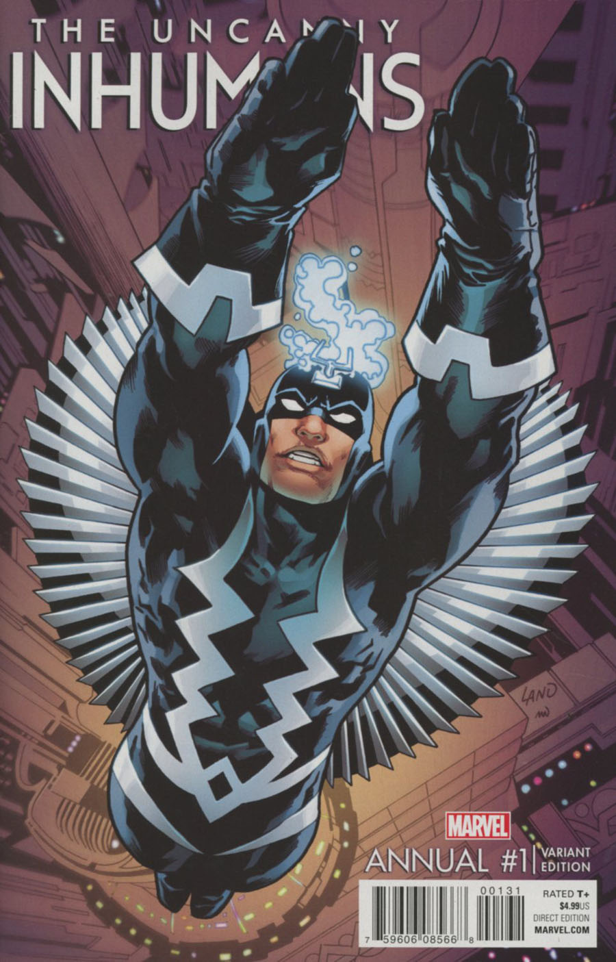 Uncanny Inhumans Annual #1 Cover C Variant Greg Land Cover