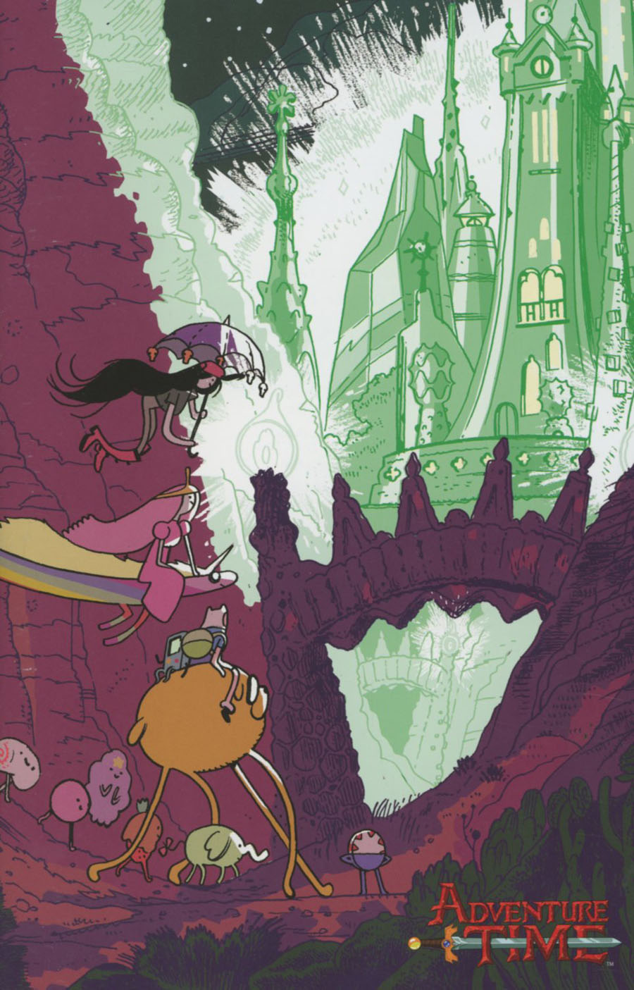 Adventure Time #50 Cover E Emerald City Comicon Exclusive Jeremy Sorese Variant Cover