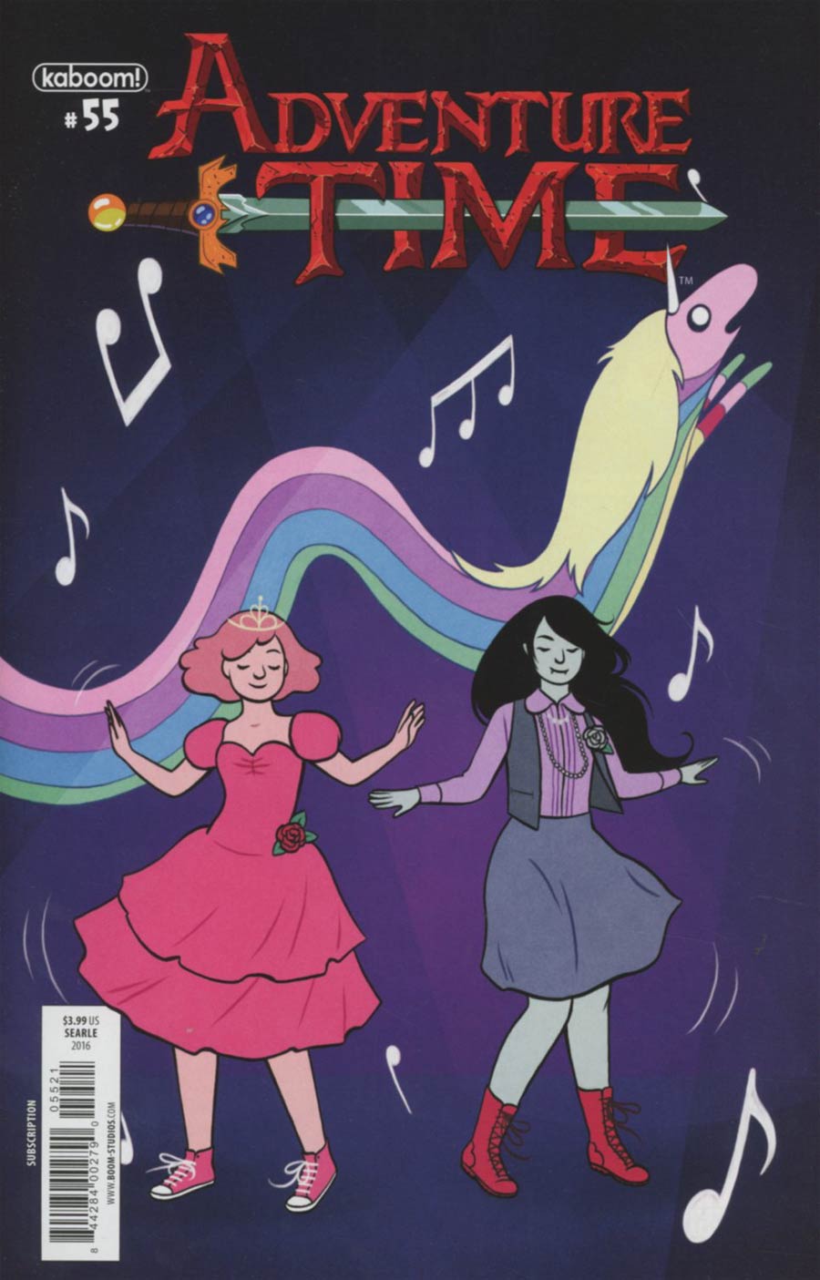 Adventure Time #55 Cover B Variant Sarah Searle Subscription Cover