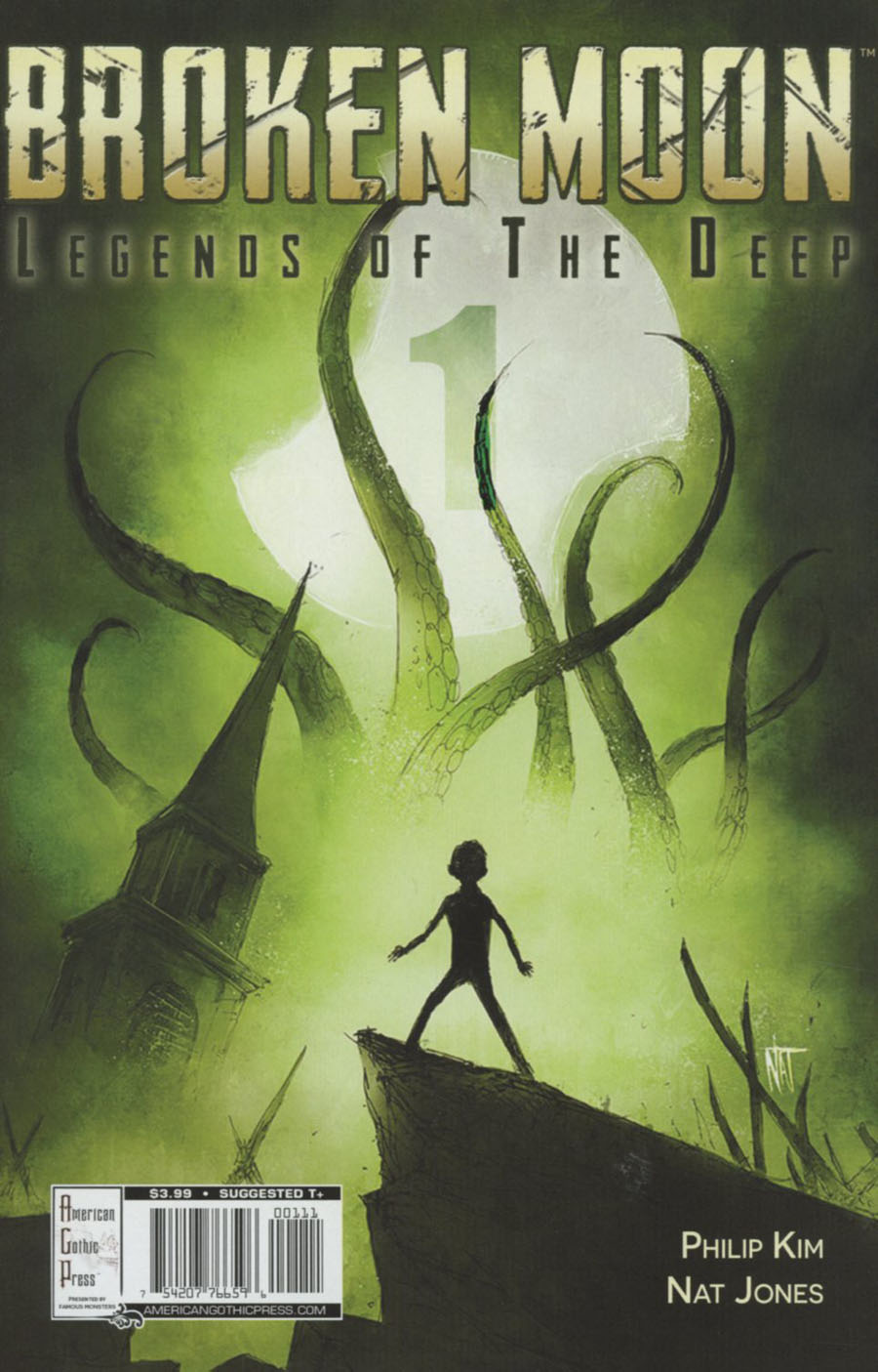 Famous Monsters Presents Broken Moon Legends Of The Deep #1 Cover A Regular Nat Jones Cover