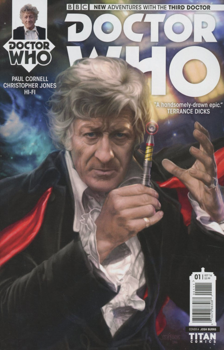Doctor Who 3rd Doctor #1 Cover A Regular Josh Burns Cover