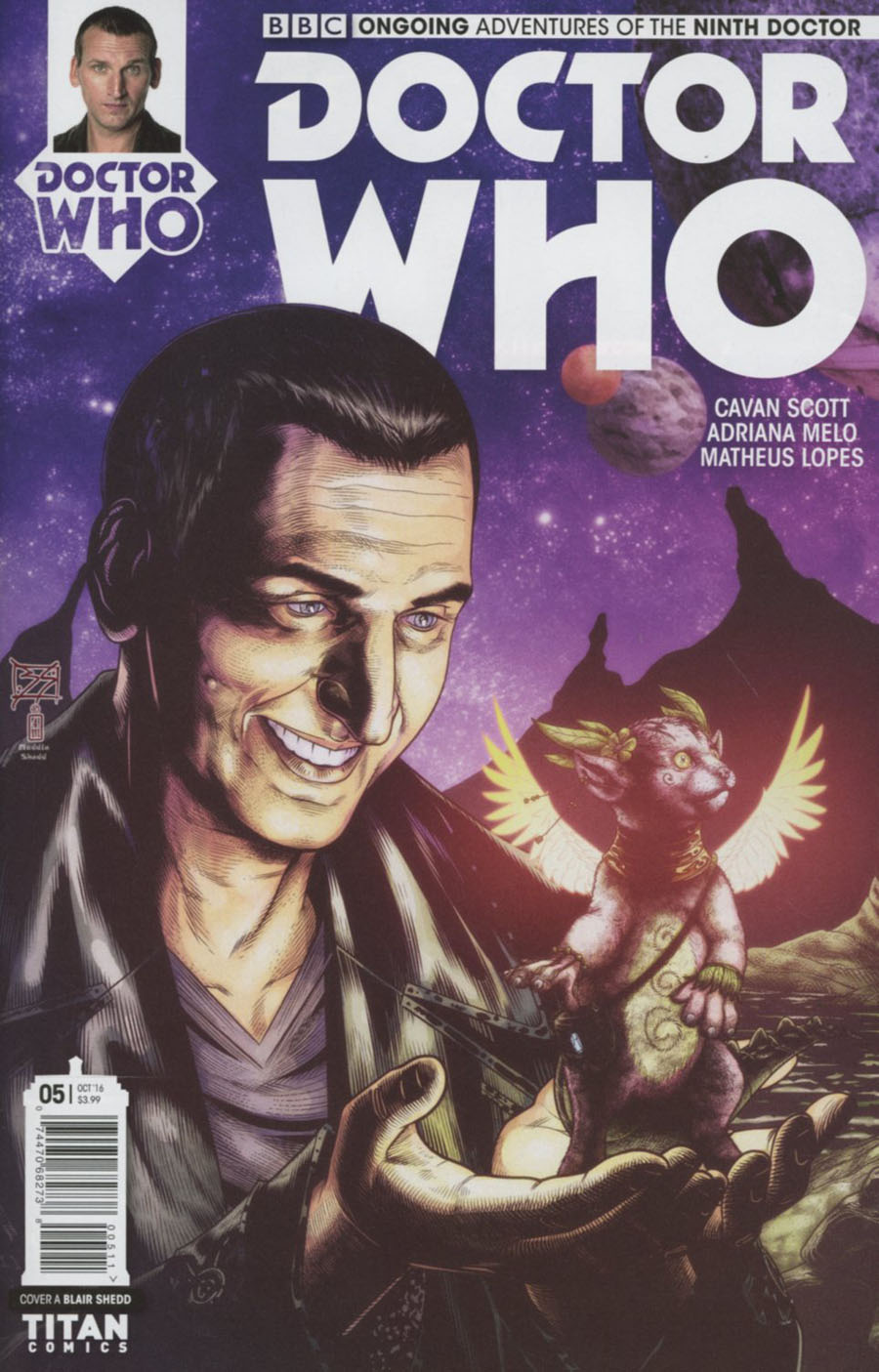 Doctor Who 9th Doctor Vol 2 #5 Cover A Regular Blair Shedd Cover