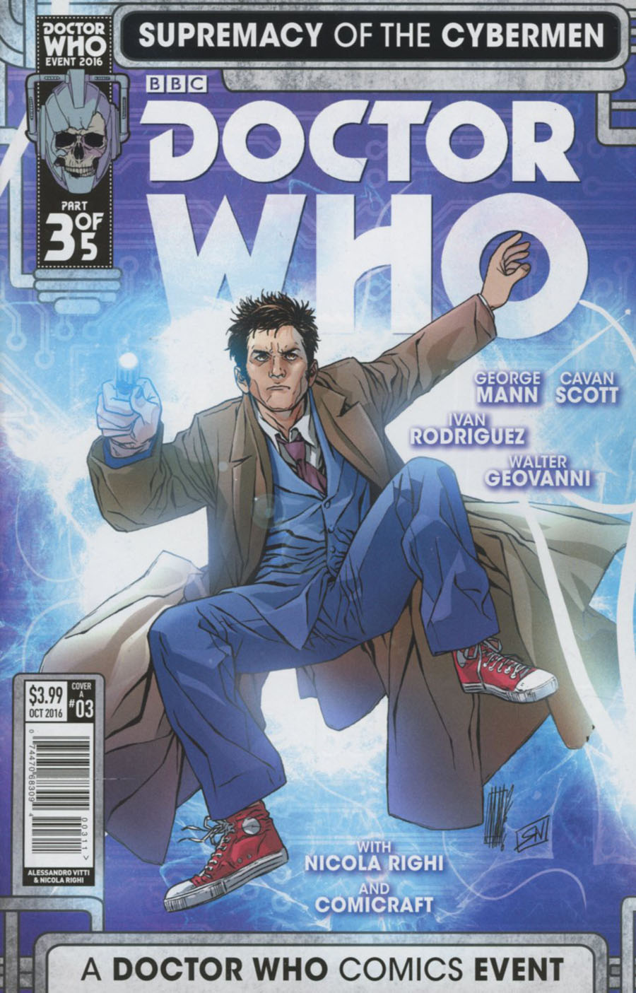 Doctor Who Event 2016 Supremacy Of The Cybermen #3 Cover A Regular Alessandro Vitti Cover