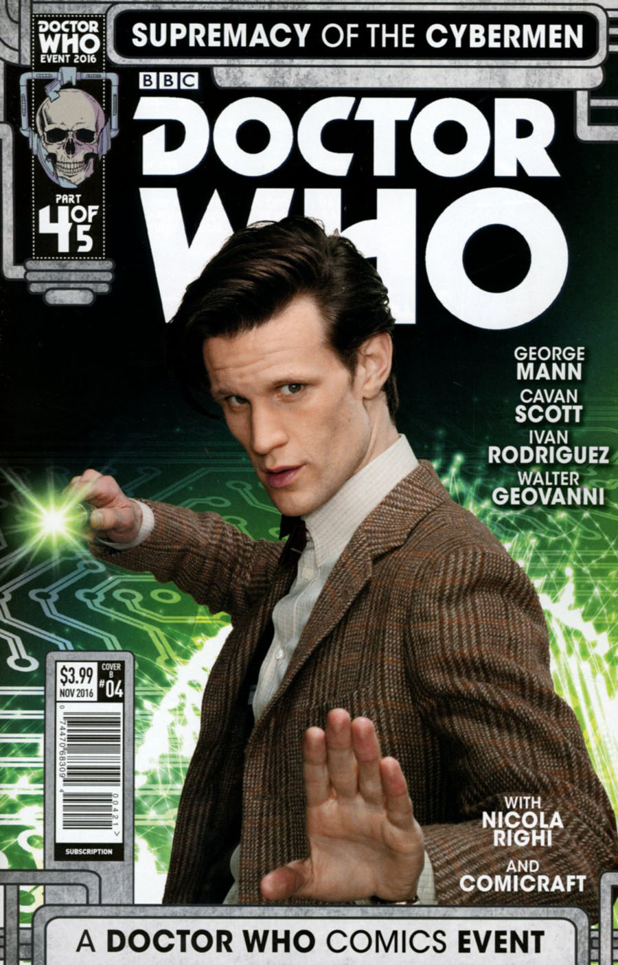 Doctor Who Event 2016 Supremacy Of The Cybermen #4 Cover B Variant Photo Cover