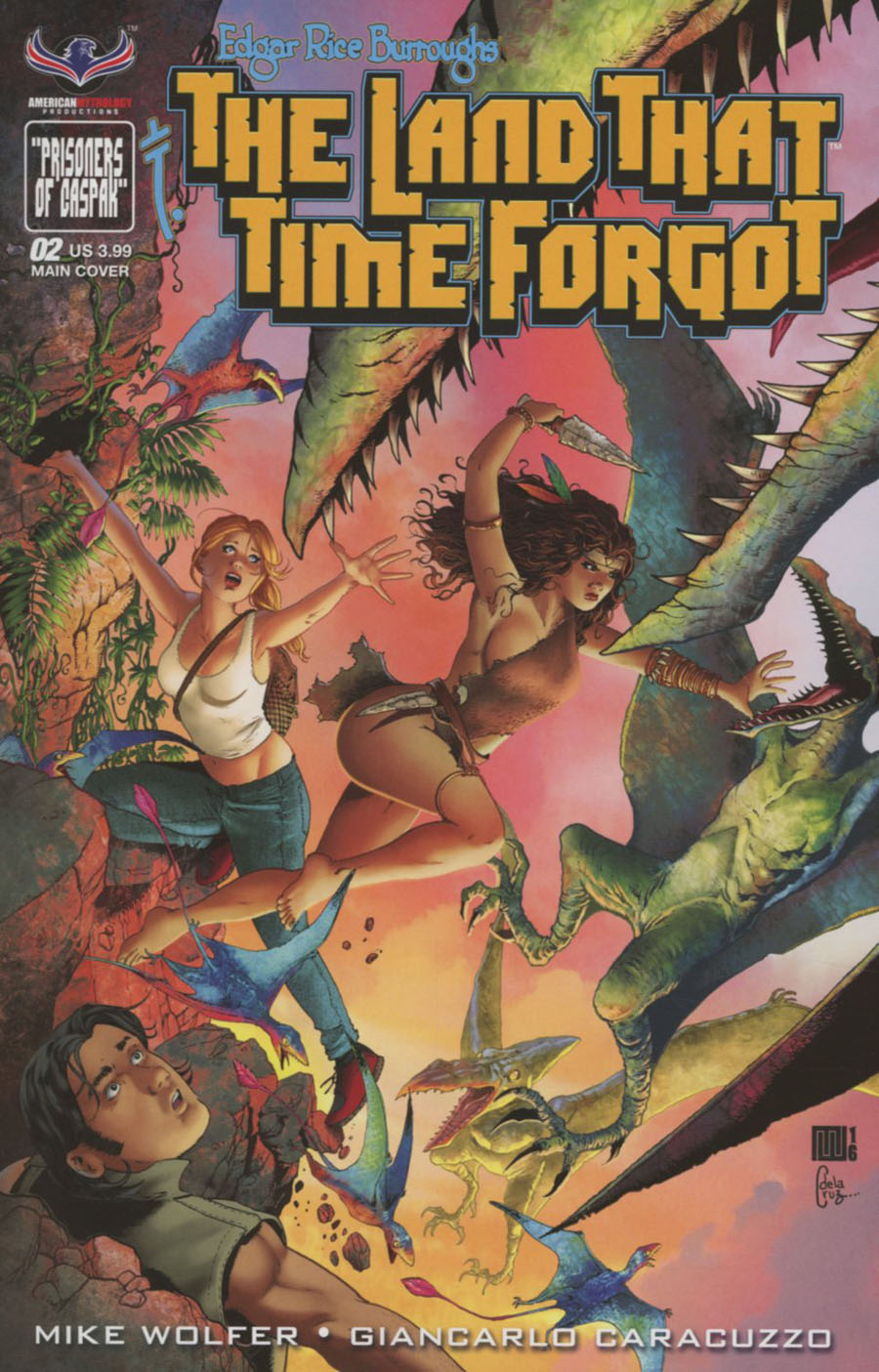 Edgar Rice Burroughs Land That Time Forgot #2 Cover A Regular Mike Wolfer Cover
