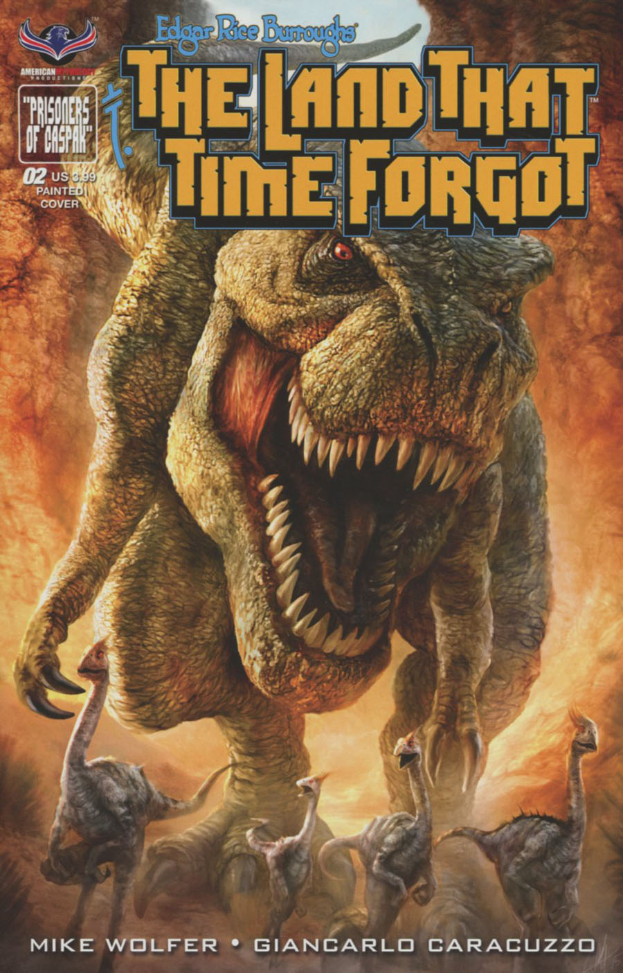 Edgar Rice Burroughs Land That Time Forgot #2 Cover B Variant Chris Scalf Painted Subscription Cover