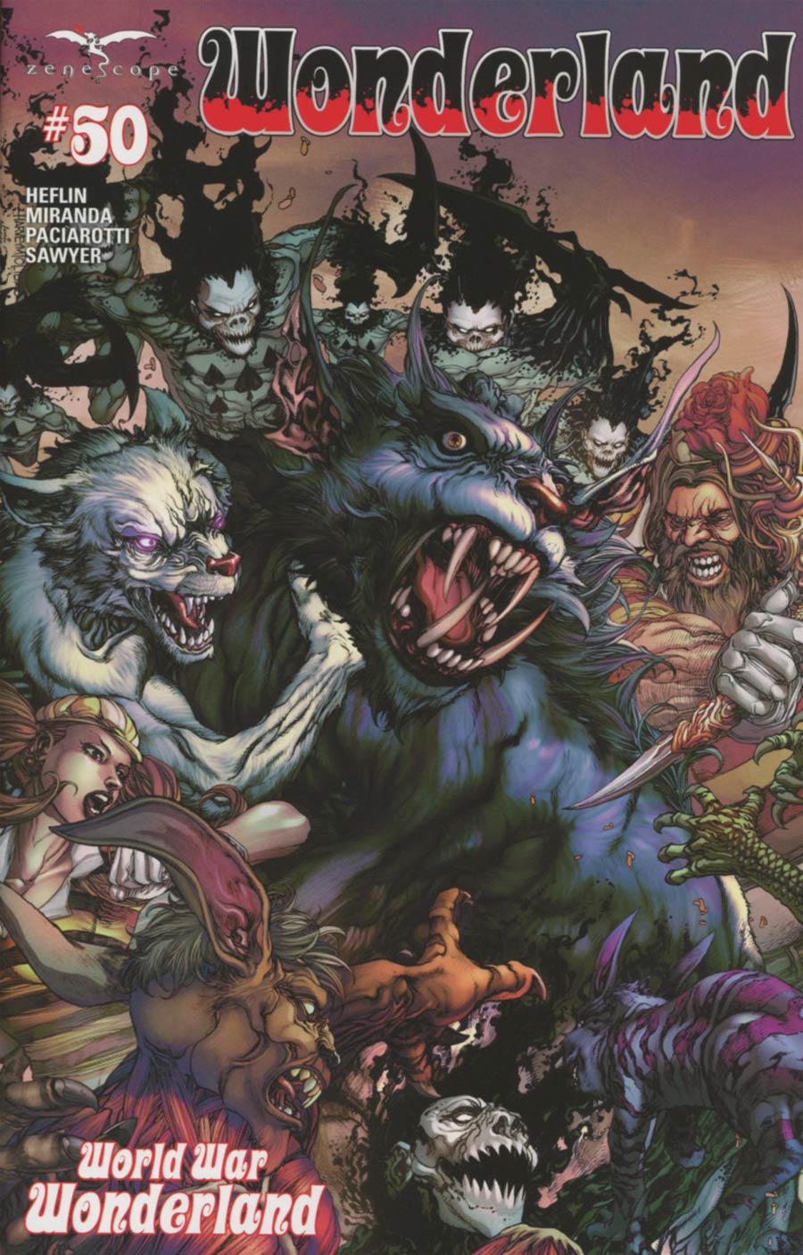 Grimm Fairy Tales Presents Wonderland Vol 2 #50 Cover B Harvey Tolibao Connecting