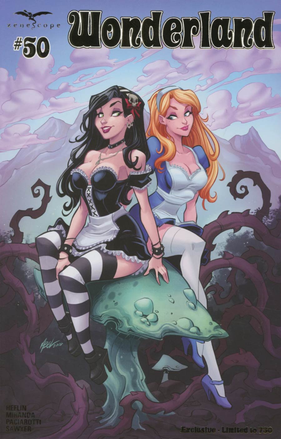 Grimm Fairy Tales Presents Wonderland Vol 2 #50 Cover F Martin Abel Previews Exclusive Foil