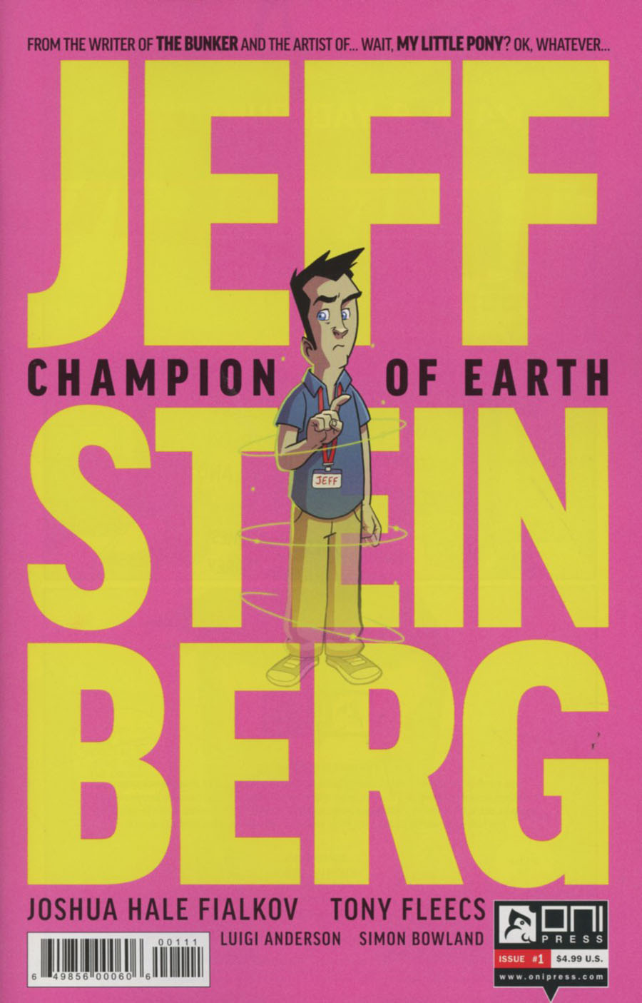 Jeff Steinberg Champion Of Earth #1 Cover A Regular Tony Fleecs Cover