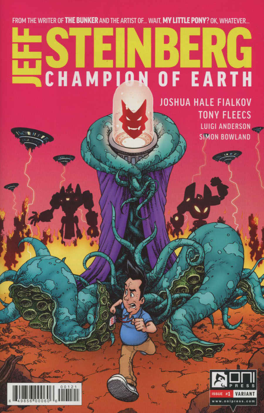 Jeff Steinberg Champion Of Earth #1 Cover B Variant Chris Burnham Cover