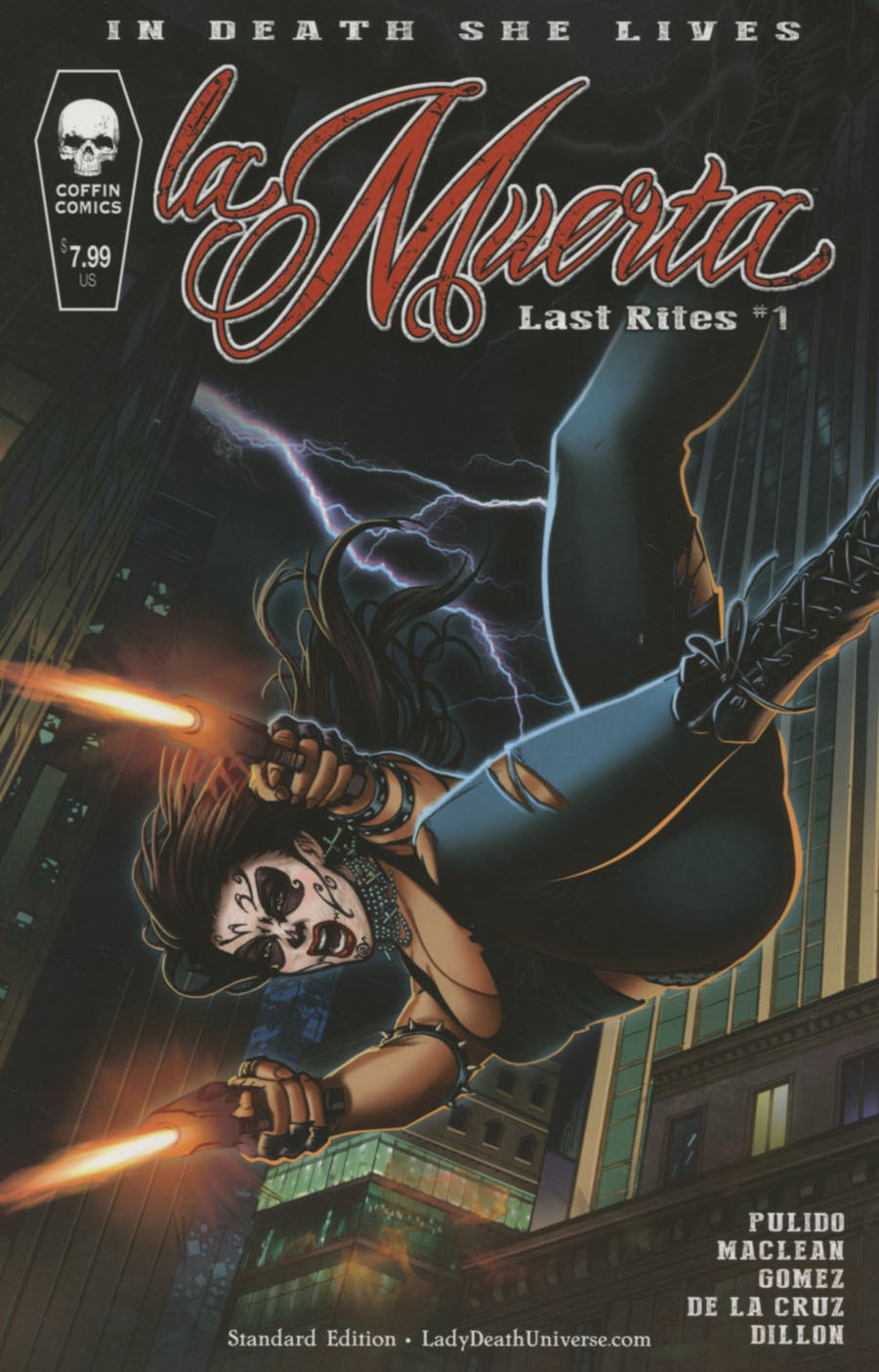 La Muerta Last Rites #1 Cover A Regular Mike Krome Cover
