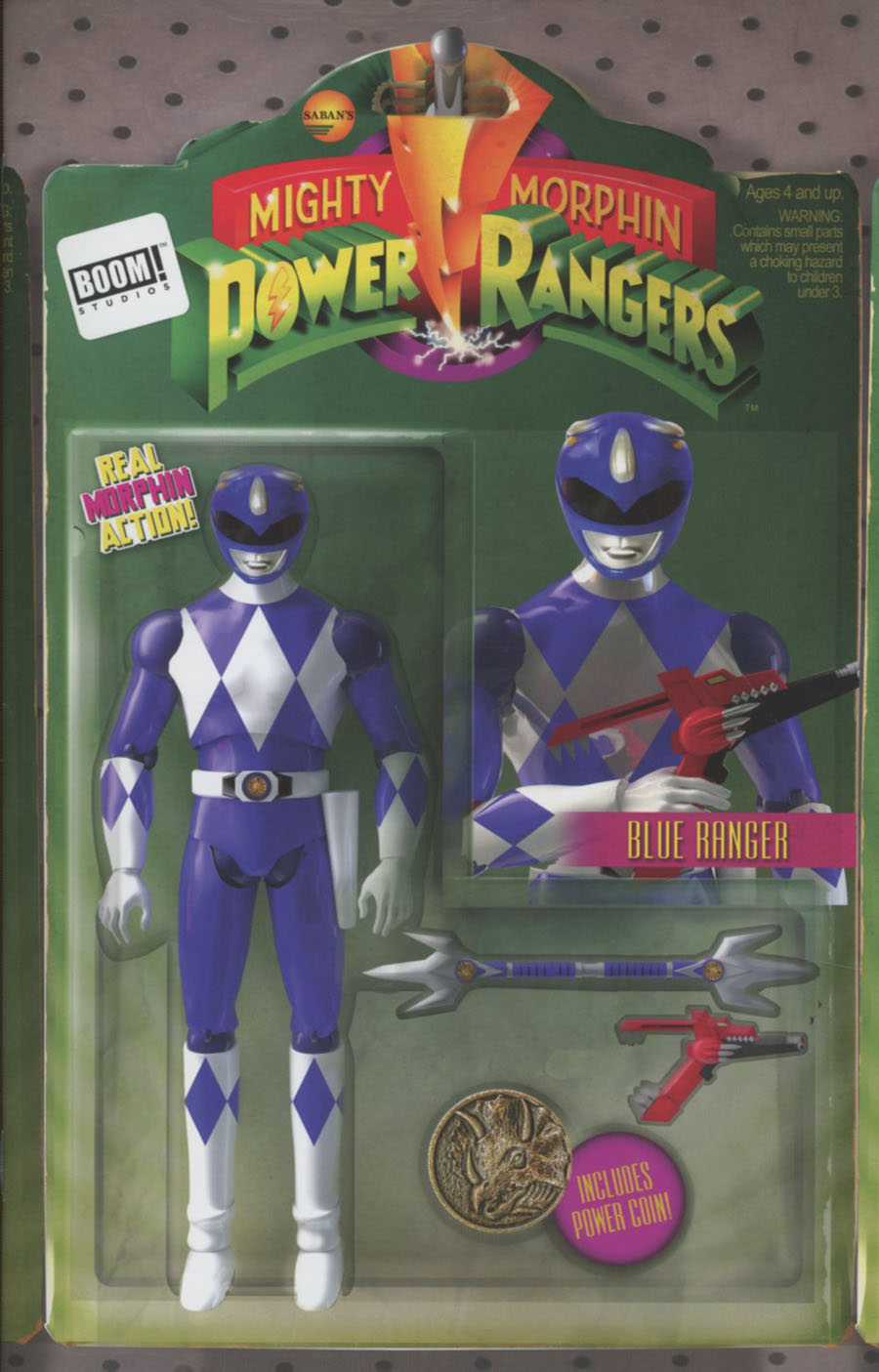 Mighty Morphin Power Rangers (BOOM Studios) #6 Cover B Variant David Ryan Robinson Action Figure Cover