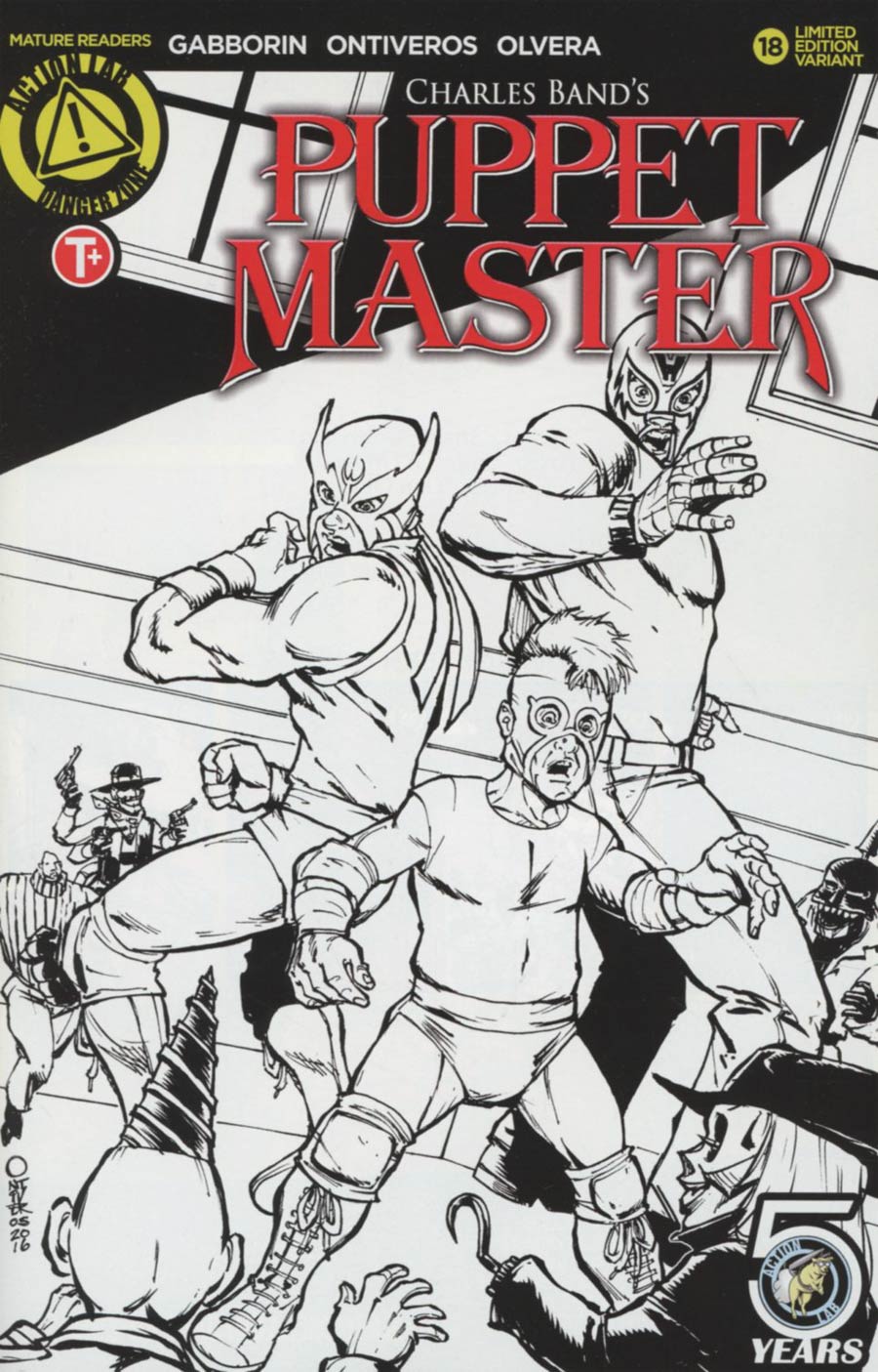 Puppet Master #18 Cover B Variant Antonio Ontiveros Sketch Cover