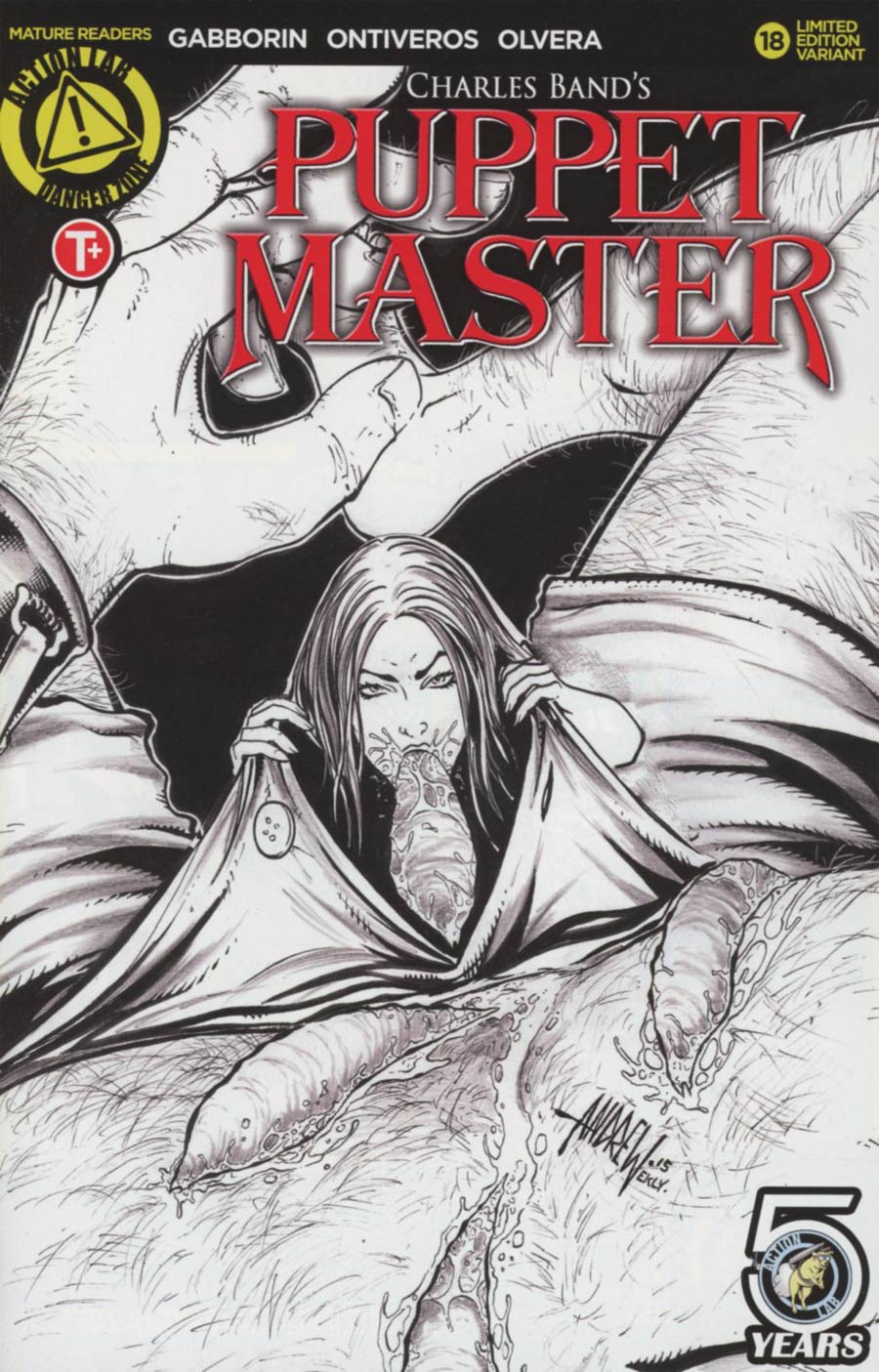 Puppet Master #18 Cover D Variant Andrew Mangum Kill Sketch Cover