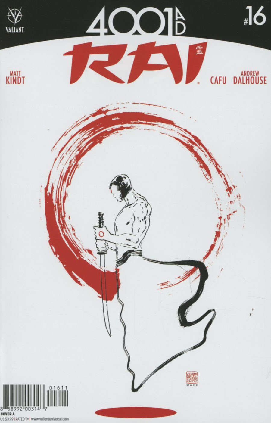 Rai Vol 2 #16 Cover A Regular David Mack Cover (4001 AD Tie-In)