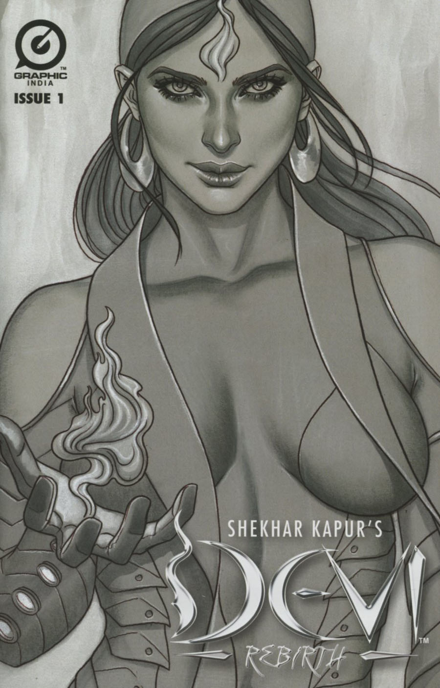 Shekhar Kapurs Devi Rebirth #1 Cover B Variant Jenny Frison Limited Sketch Cover