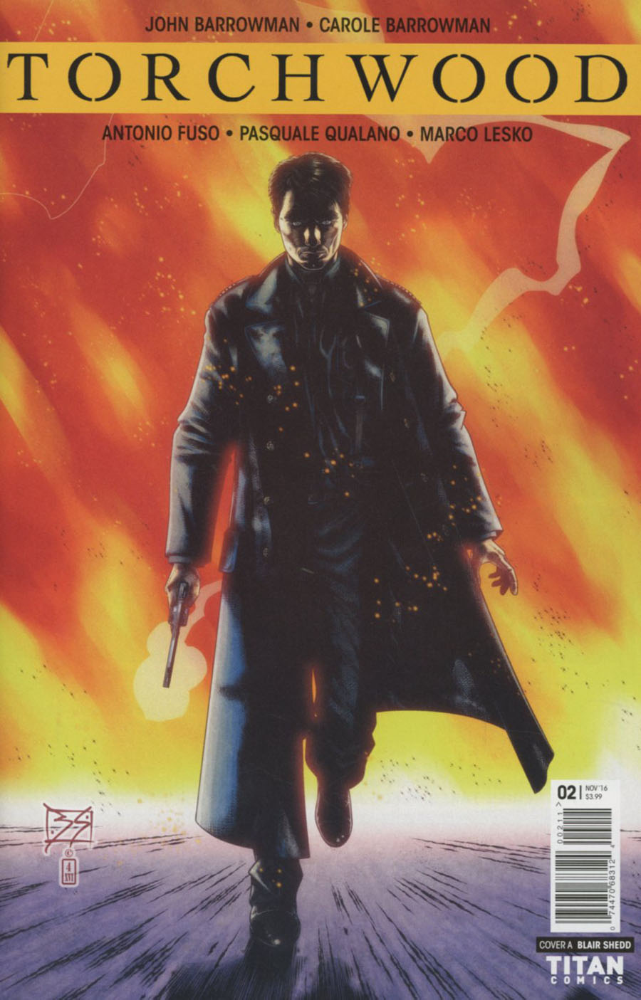 Torchwood Vol 2 #2 Cover A Regular Blair Shedd Cover