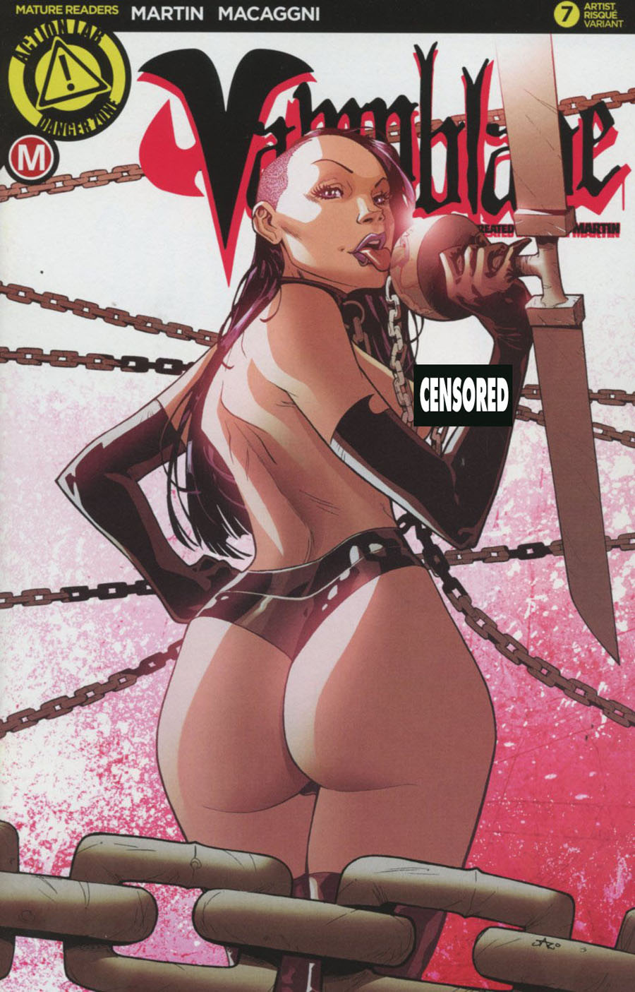 Vampblade #7 Cover D Variant Jo Jaro Risque Cover