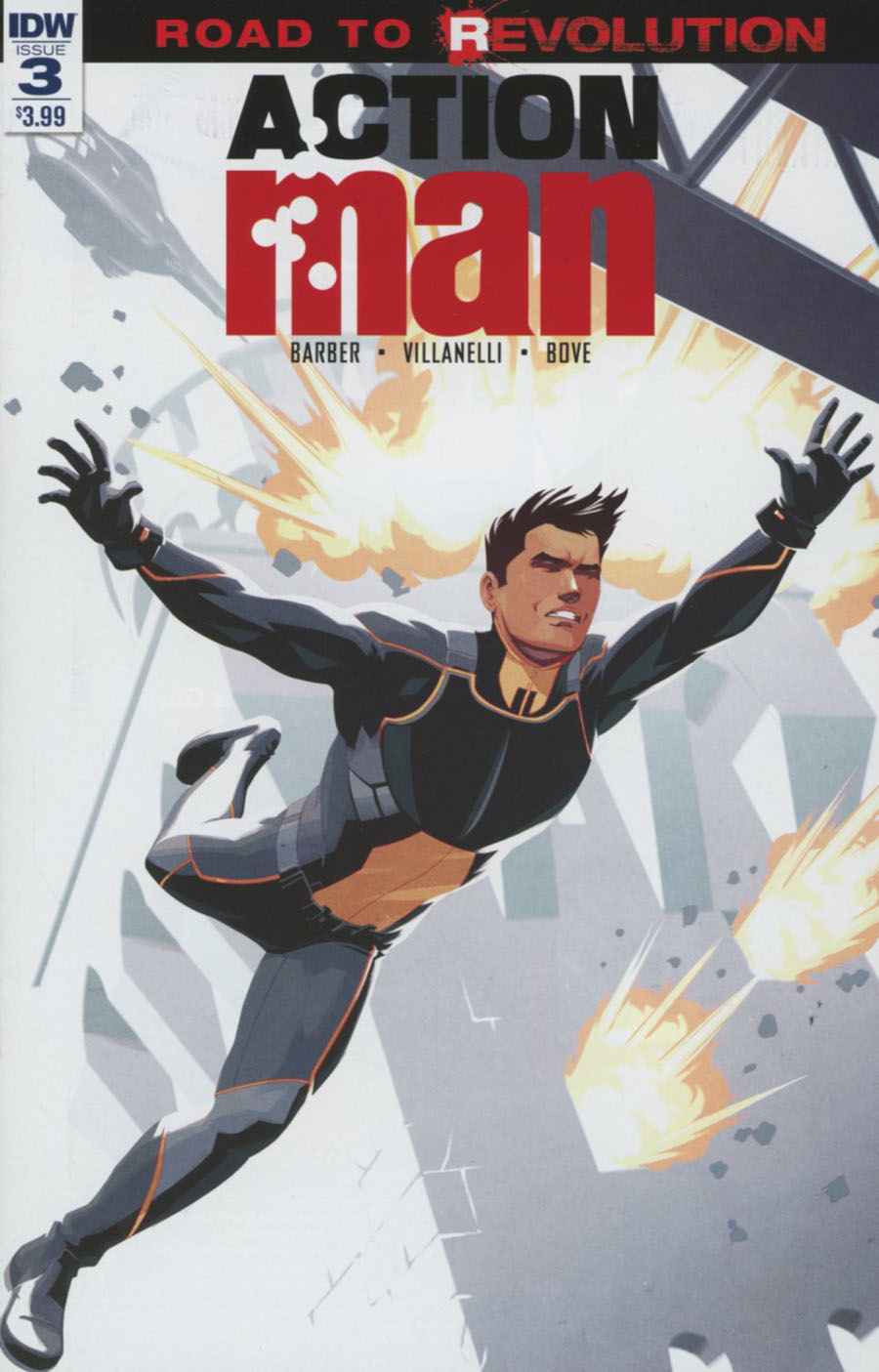 Action Man #3 Cover A Regular Chris Evenhuis Cover (Revolution Tie-In)
