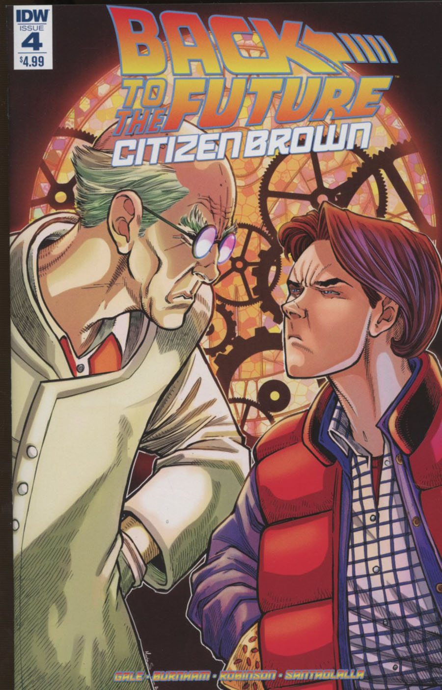 Back To The Future Citizen Brown #4 Cover A Regular Alan Robinson Cover