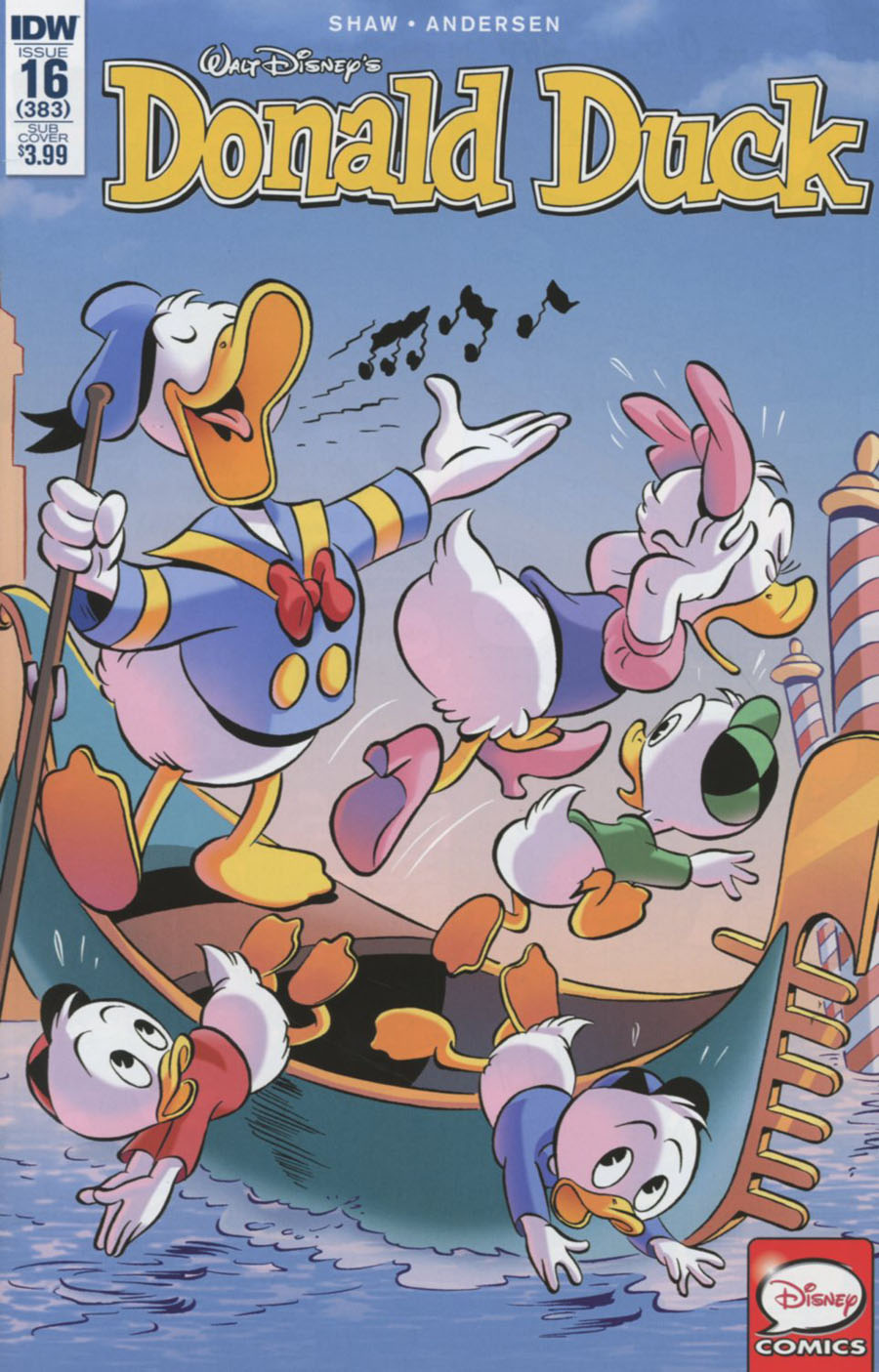 Donald Duck Vol 2 #16 Cover B Variant Daniel Branca Subscription Cover