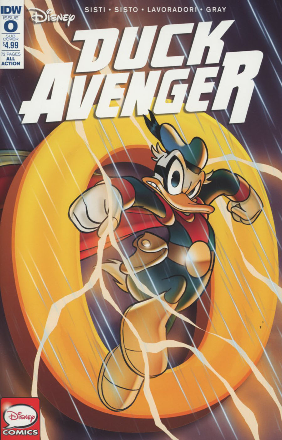 Duck Avenger #0 Cover B Variant Andrea Freccero Subscription Cover