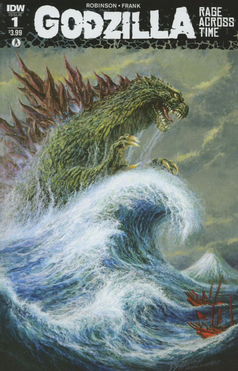 Godzilla Rage Across Time #1 Cover A 1st Ptg Regular Bob Eggleton Cover