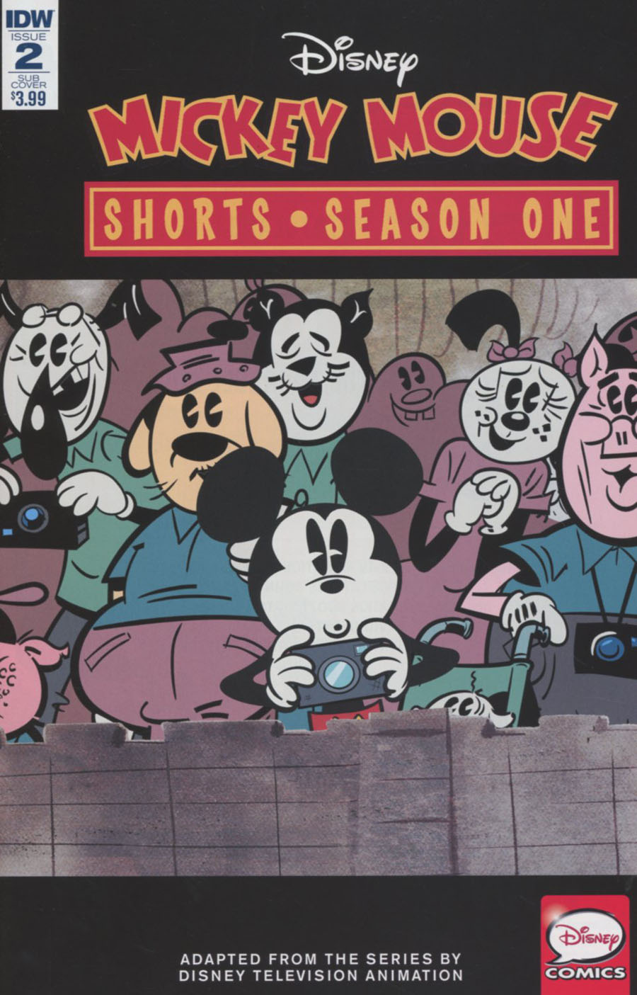 Mickey Mouse Shorts Season 1 #2 Cover B Variant Animation Art Subscription Cover