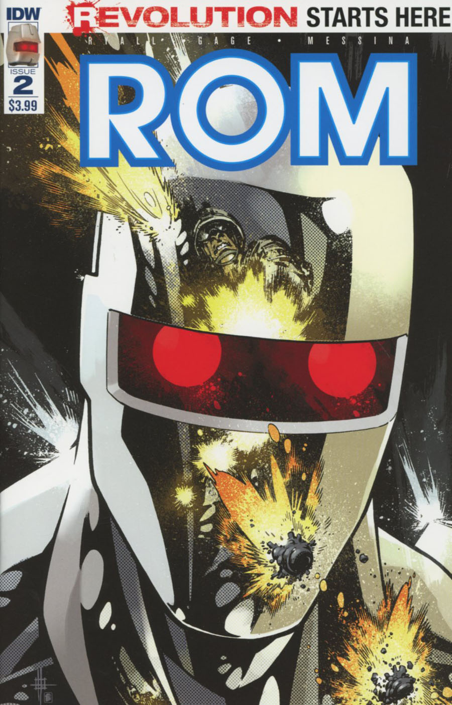 ROM Vol 2 #2 Cover A Regular Zach Howard Cover (Revolution Tie-In)