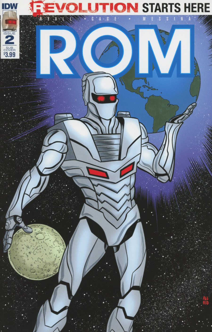 ROM Vol 2 #2 Cover B Variant Mike Allred Subscription Cover (Revolution Tie-In)