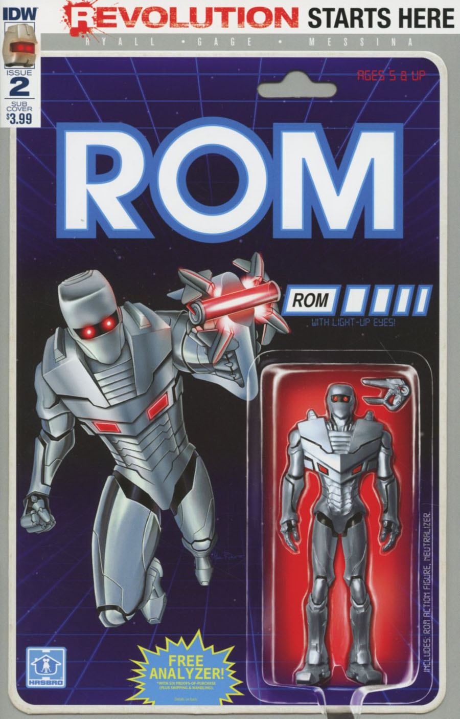 ROM Vol 2 #2 Cover D Variant Adam Riches Subscription Cover (Revolution Tie-In)
