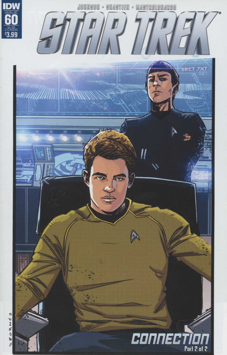 Star Trek (IDW) #60 Cover B Variant Jorge Fornes Subscription Cover