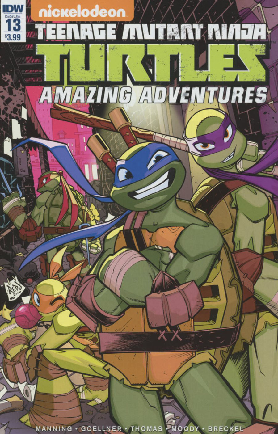 Teenage Mutant Ninja Turtles Amazing Adventures #13 Cover A Regular Jon Sommariva Cover