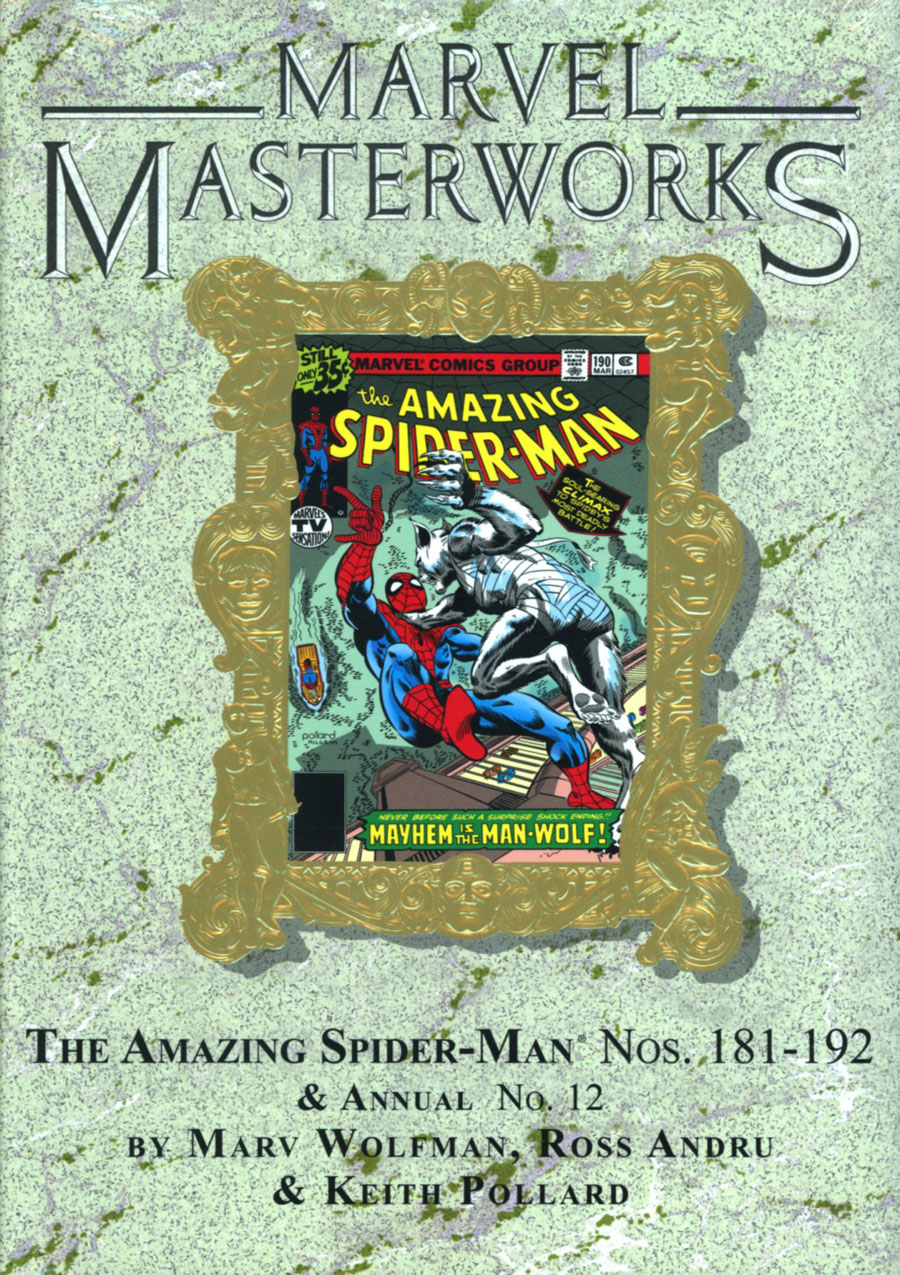 Marvel Masterworks Amazing Spider-Man Vol 18 HC Variant Dust Jacket