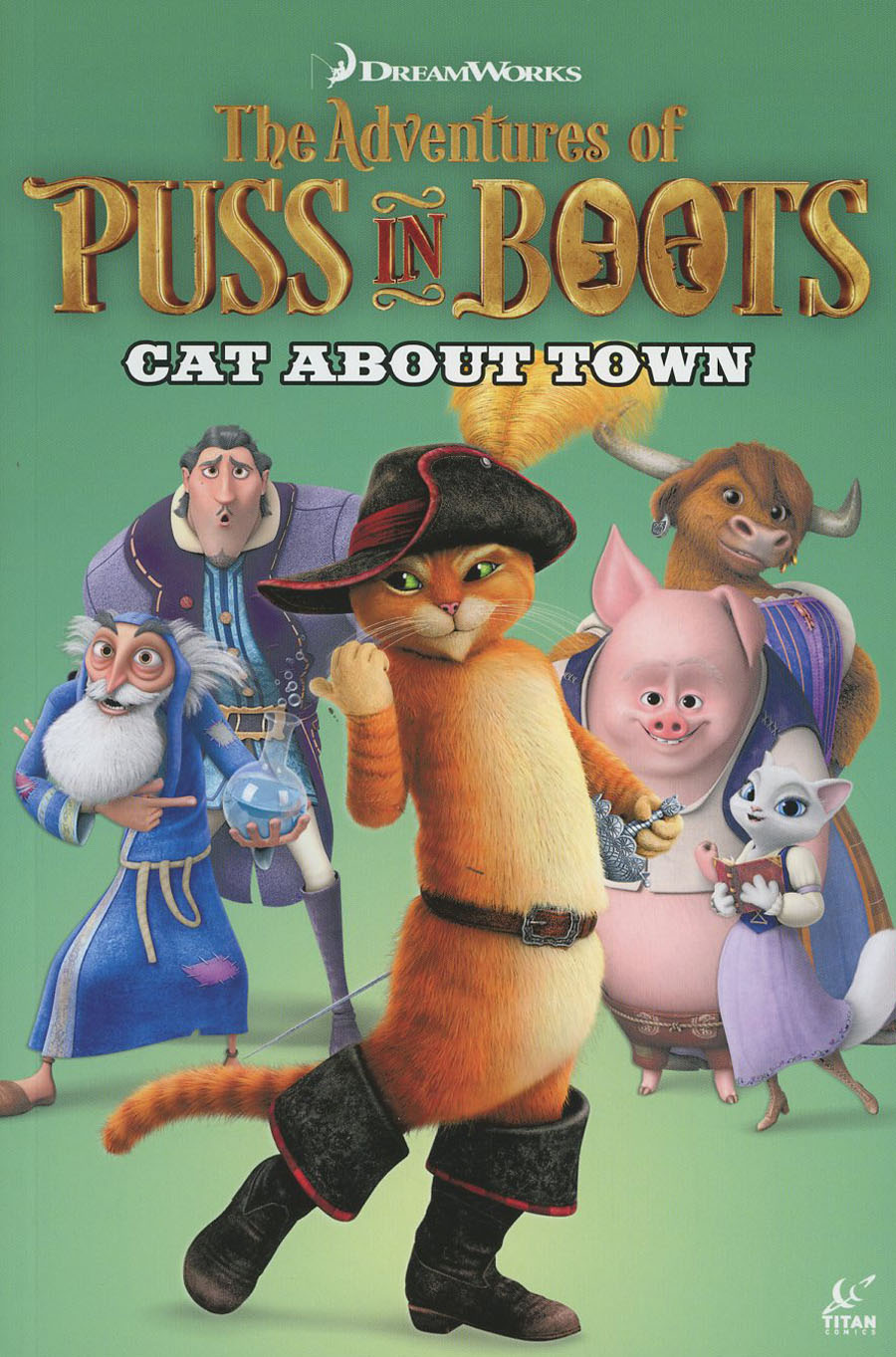 Adventures Of Puss In Boots Cat About Town GN