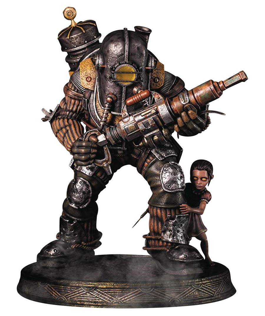 Bioshock Big Daddy And Rosie Statue