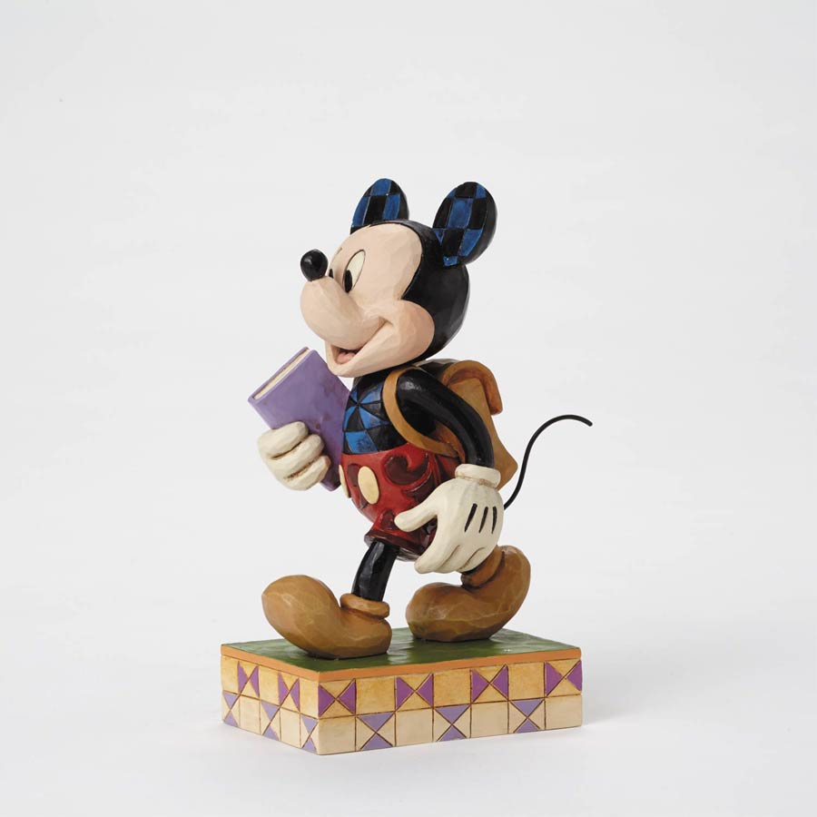 Disney Traditions Back To School Mickey Figurine