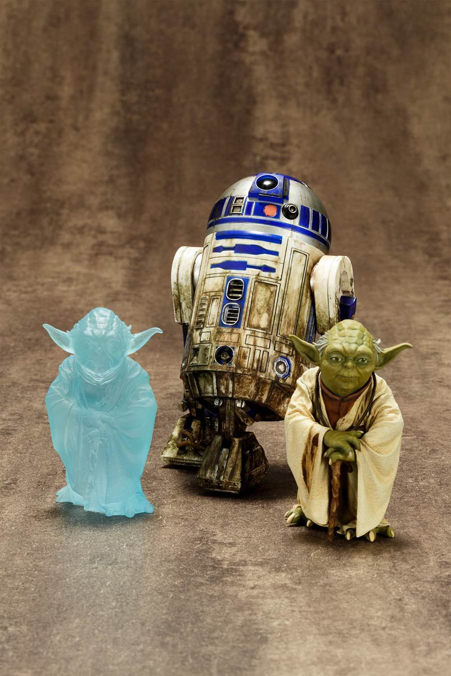Star Wars Yoda & R2-D2 Dagobah 2-Pack ARTFX Plus Statue