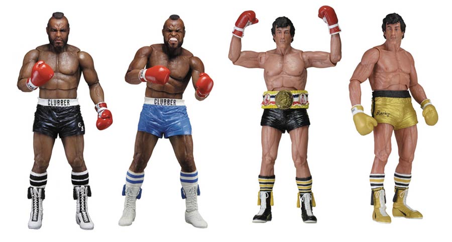 Rocky 40th Anniversary Series 1 Rocky III 7-Inch Action Figure Assortment Case