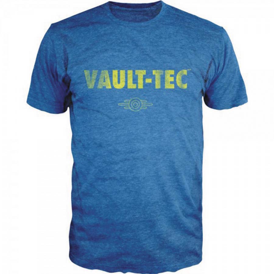 Fallout Vault Tec Blue Heather T-Shirt Large