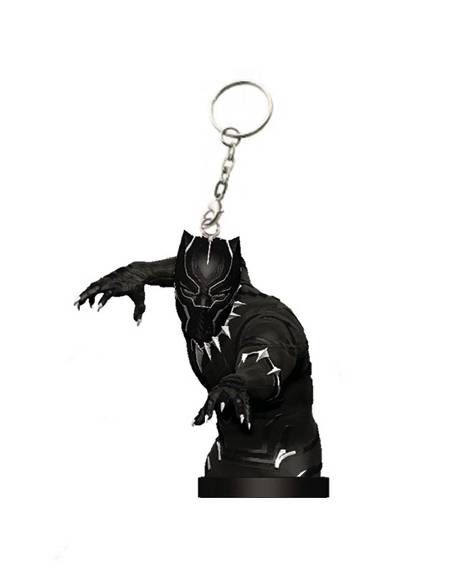 Captain America Civil War Bust Figural Keychain - Black Panther